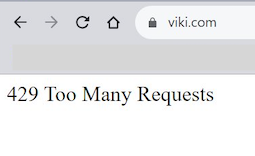 Error: 429 Too Many Requests — You've been rate limited