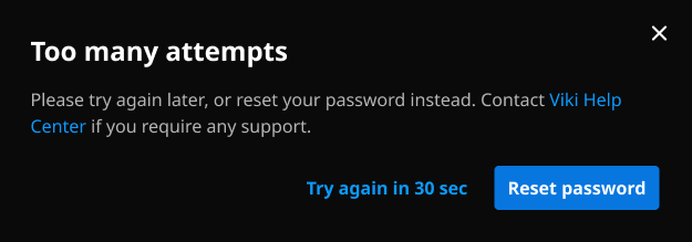 To Many Failed Login Attempts, Reset your Password Loop! Please